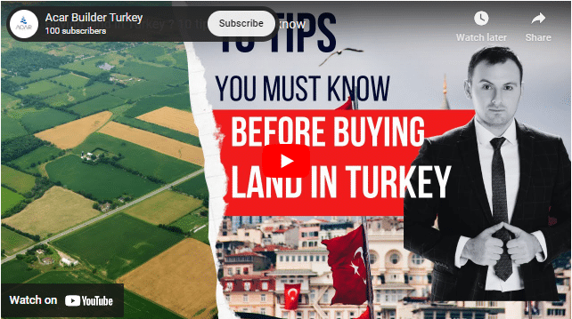 Buy land in turkey 