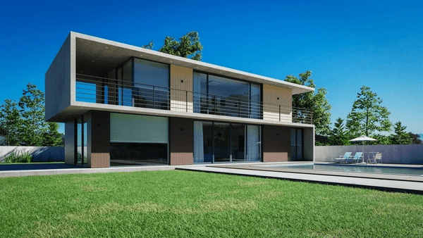 Two storey prefabricated houses cost in Turkey